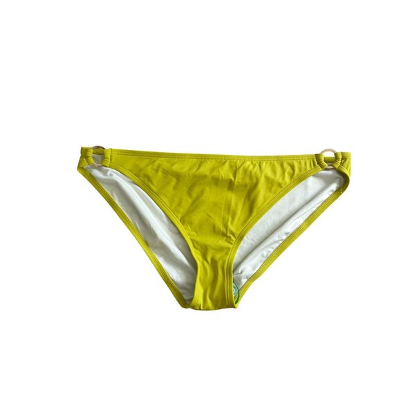BANANA REPUBLIC Chatreuse Lime Green Bikini Swim Bottoms Size XL NEW NWOT - Picture 2 of 7